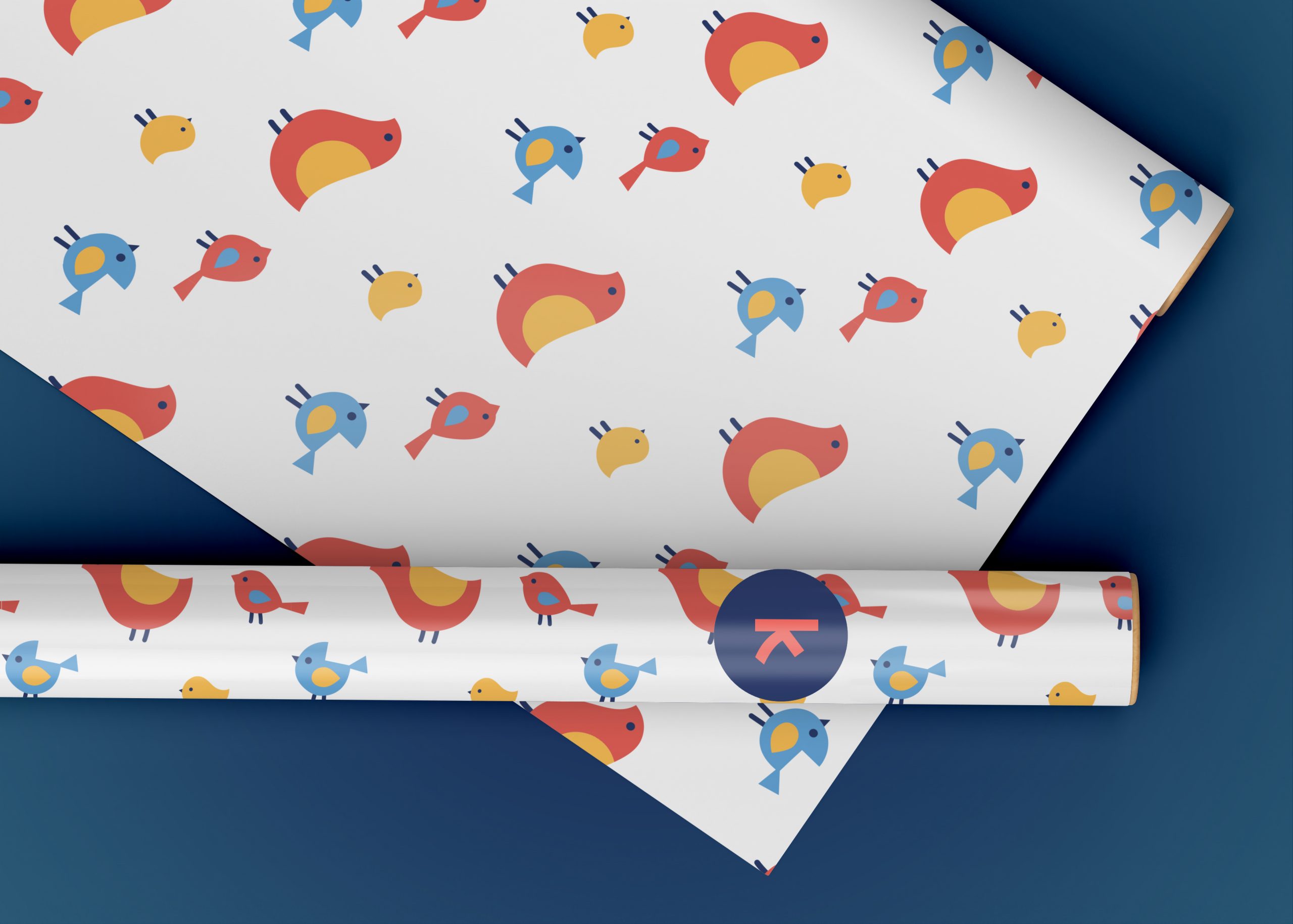 Kinder Books Wrapping Paper
