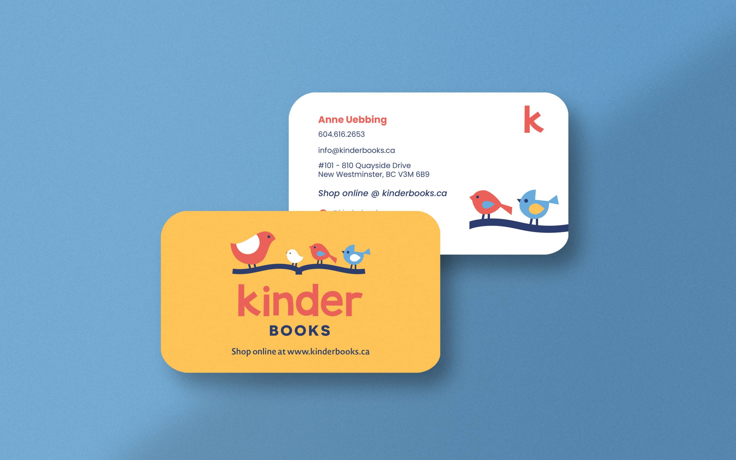 Kinder Books Business Card