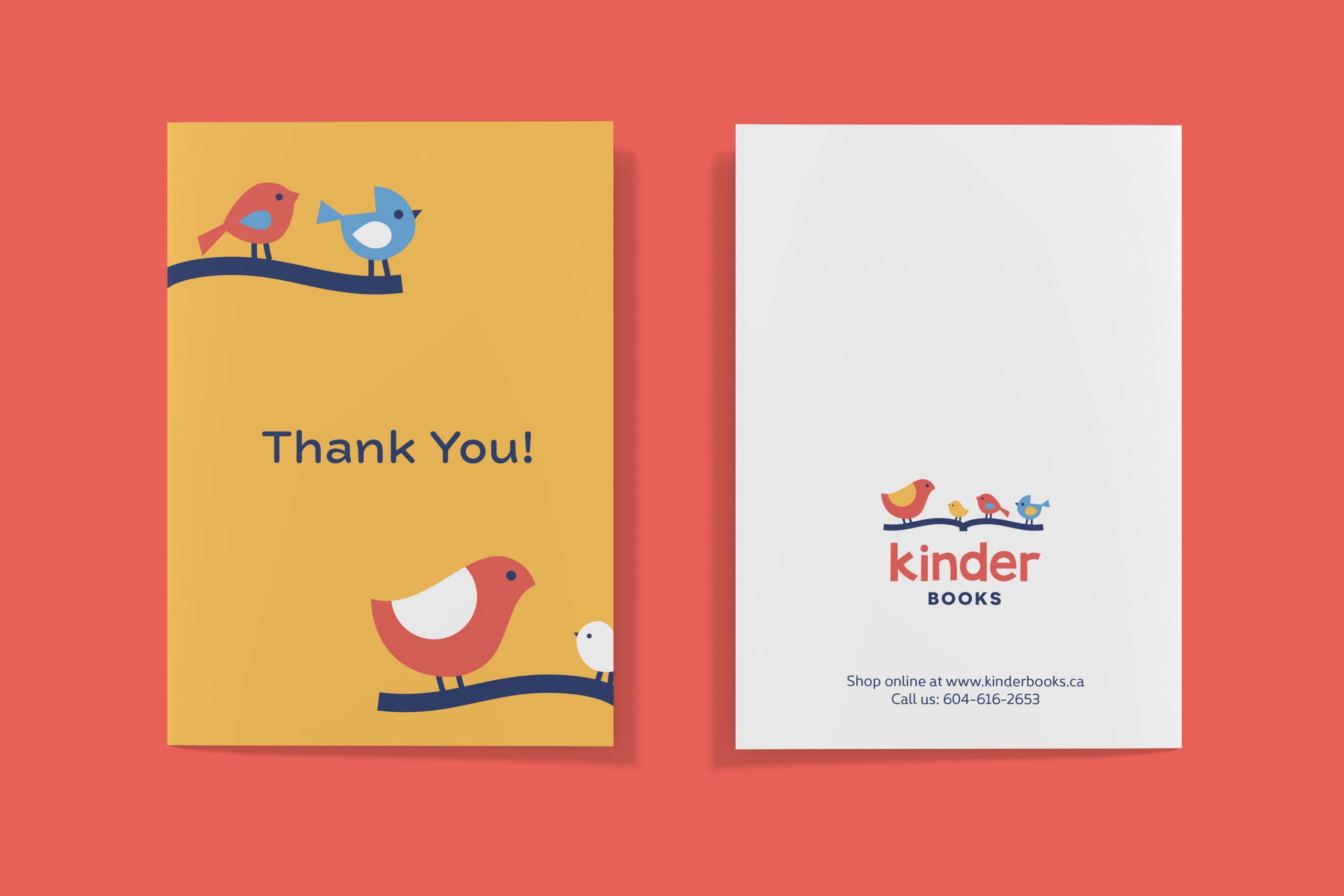 Kinder Books Thank You Card