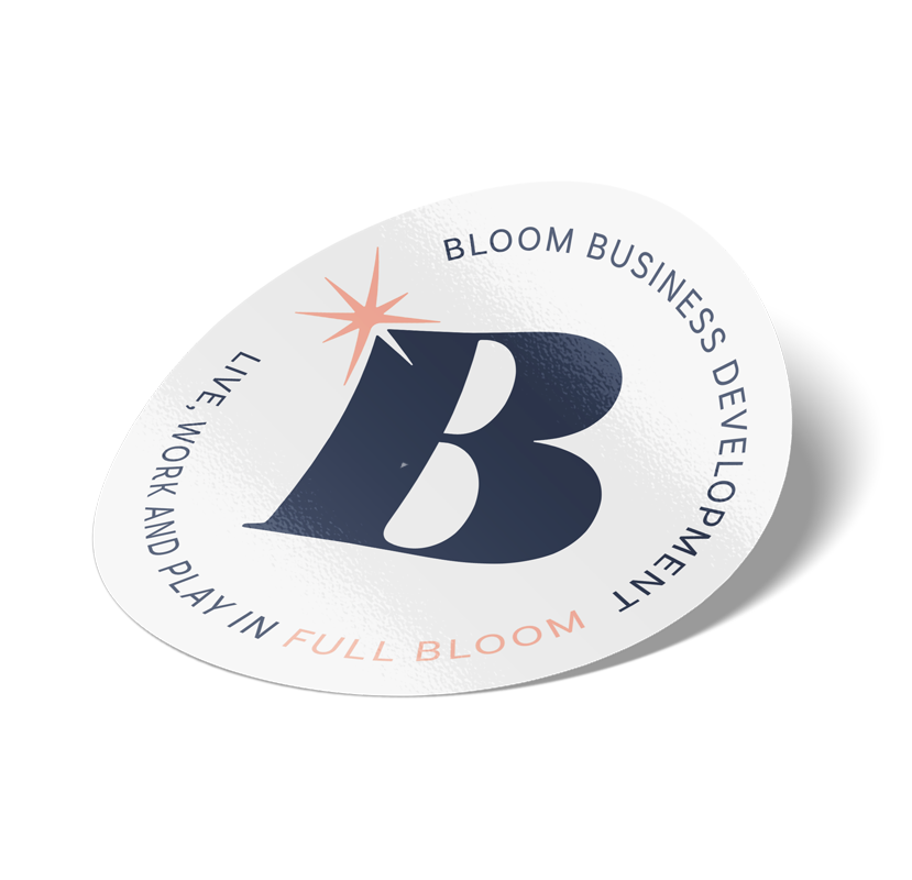 Bloom Business Development Sticker