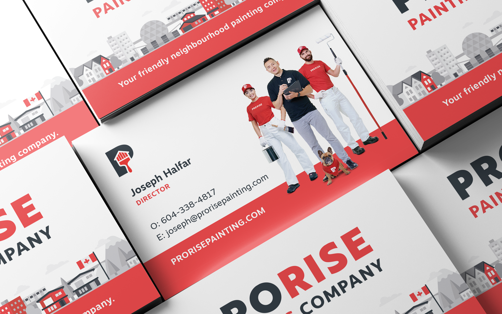 ProRise Painting Business Cards